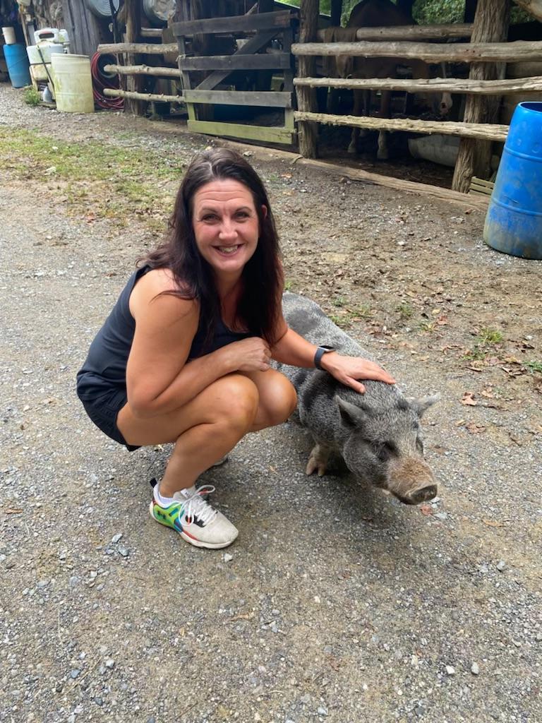 Picture with a pig